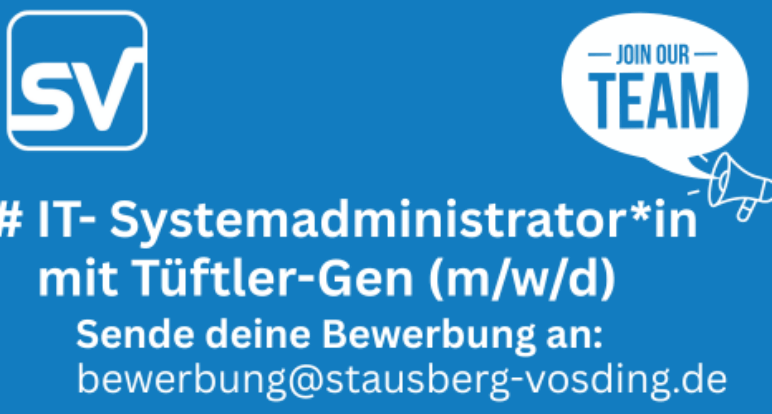 http://Stellenausschreibung_Systemadministrator_2025_Banner_SocialMedia_Joinourteam